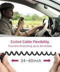 Heavy Duty Handheld Microphone With Volume Control For UV5R BF F8HP AR5RM UV21R Kenwood Retevis in use by officer