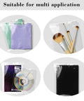 Crystal Clear 11x14 Self Sealing Sleeves Pack Of 100, 1.6 Mil Acid Free Resealable Bags holding clothes, brushes, CD, and notebook