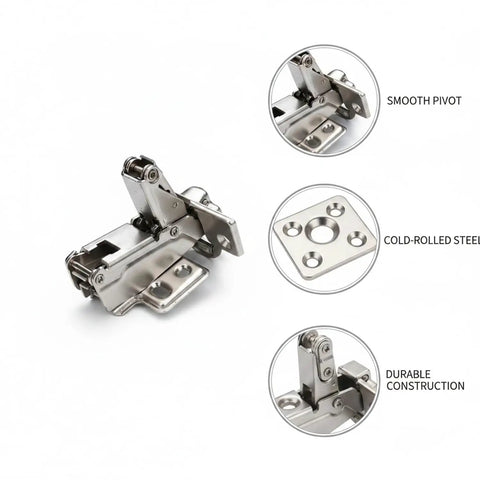 Non Standard Angle Cabinet Door Hinge For Corner And Angled Frames DIY Friendly Cold Rolled Steel Hardware For Kitchen And Bath