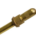 Close-up of adjustable brass nozzle on 1-Gallon Tri-Poxy Steel Sprayer With Wide Mouth Opening, rust and corrosion resistant