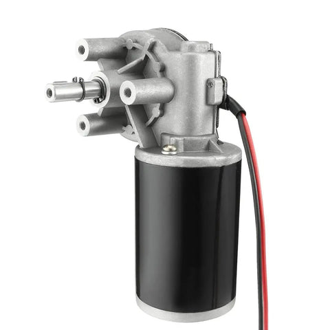 DC 24V 80W Worm Gear Motor With High Torque 4Nm 160RPM Right Angle Reversible Gearbox Electric Motor for industrial use