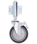 Beefy Spring Loaded Gate Support Wheel For Wooden And Metal Gates, Heavy Duty Gate Roller With 200 Lbs Load Capacity, 5 Inch Wheel