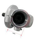 Bevel Gear Replacement For Husqvarna Compatible with 324LX 324LDX 326LS 326LX 326L 525L 525LST showing side view and dimensions