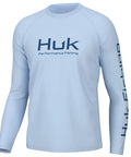 Pursuit Vented Long Sleeve Fishing Shirt With UPF 30 Sun Protection Ice Water Color Large displayed on mannequin
