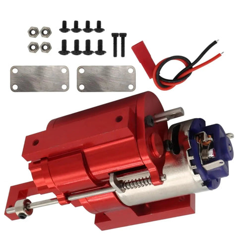 Three Generation Full Metal RC Car Gearbox Transmission Kit With Servo Upgrade for D90 D91 MN96 B1 B14 B24 C14 C24