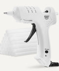 Hot Glue Gun Kit With 30 Sticks, 20W High Temp, Drip Free Nozzle, Fast Drying Bond For Arts And Crafts, DIYers And School Projects, DIY Home Repairs