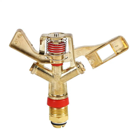 Premium Brass 360 Degree Rotating Lawn Sprinkler System Kit For Automatic Watering With Drip Irrigation Compatibility