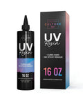 Crystal Clear UV Resin For Coating And Casting DIY Projects Jewelry And Keychains Do It Yourself Friendly Epoxy That Cures Hard With No Sticky Residue Ideal For Small Crafts 16 oz bottle and packaging