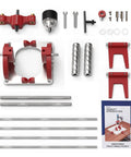 Portable Drill Guide For Dead Nuts Straight And Angled Holes Up To Sixty Degrees Sharp As A Tack Precision Angle Stand with tool parts.