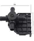 Legit 4 Way Heater Control Valve Fits Tesla Model S And X Years 2012 To 2021 Direct Drop In Swap For 6007370 Series Parts, 5in x 3.94in