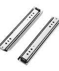 Full Extension Locking Drawer Slides Made From Cold Rolled Steel With Blue Zinc Plated Finish Smooth Rail Glide For Cabinet Drawers