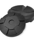 Universal Large Floor Jack Rubber Pads Set For Pinch Welds And Side Frame Rails Puck Style Rail Protectors, 2 Pack