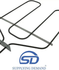 DIY Ready Broil Element Replacement For Electric Range WB44K10002 876000 240V 3410W 16-1/2 x 13-1/2 Inch Inset, black metal