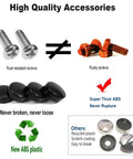Rugged Heavy Duty Aluminum Trailer License Plate Bracket Holder accessories comparison with rust-resistant screws and caps