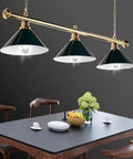 Edison-style pendant lights over dining table, showcasing 12W Dimmable Edison Led Tubular Bulb T10 T30 With E26 Medium Base Filament Lamp