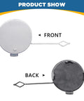 BMW Front Bumper Tow Hook Cover Right Passenger Side Easy Install For 4 Series M Sport White front and back view