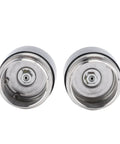 2 Pack Boat Trailer Wheel Bearing Protector With Protective Bra Stainless Steel Hub Dust Cap 1.781 Inch Diameter Auto Check Grease Level