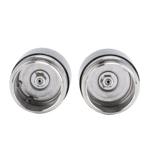 2 Pack Boat Trailer Wheel Bearing Protector With Protective Bra Stainless Steel Hub Dust Cap 1.781 Inch Diameter Auto Check Grease Level