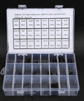 Box of Elastic Cylindrical Pin Set 240 Pieces Carbon Steel Hollow Positioning Pins For Precise Assembly And Secure Alignment