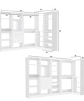 Beat The Clutter Game With This Dope Freestanding Closet System Built To Max Out Your Space Featuring Modular Wardrobe Organizers With 4 Drawers And Hanging Rods Plus A Shoe Rack With Mix And Match Towers Keep It Fresh Anywhere In Your Home, showcasing the modular design and dimensions.