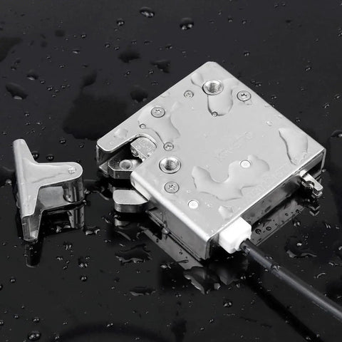 Electromechanical Lock DC 12V Electronic Cabinet Lock With Rotary Latch And Hook IP65 Waterproof Tough steel body and latch