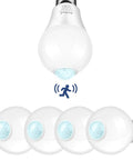 Motion Sensor LED Light Bulb 12W 100W Equivalent Dusk To Dawn Outdoor Bulb E26 5000K Daylight Auto On Off For Garage Porch Front