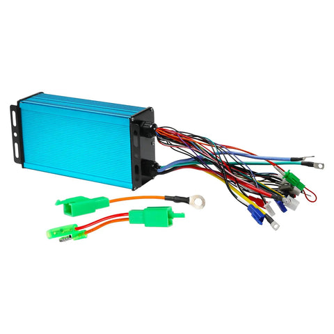 Heavy Duty 36V To 72V Brushless DC Motor Controller With 2500W To 5000W Power And 100 Amp Draw for electric vehicles.