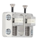 Ultimate Heavy Duty Soldering Station Wire Clamp With 4 Magnetic Clips Holds Up To 12mm, silver metal clamp for PCB repair.