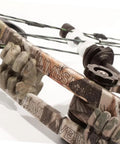 Camouflage bow limbs with TwistLox Dampener For Split Limb Bows Purple, Cuts Noise And Vibration, Easy Slide In Twist Lock detail