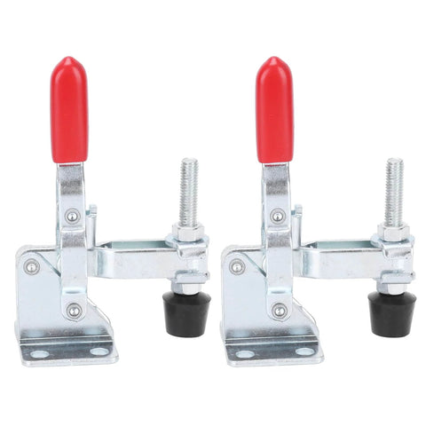 Anti Slip Quick Release Toggle Clamps For Metal Plates And Circuit Boards Hold Down Fixture Clamps With Non Slip Grip And Comfortable Plastic Handle For Welding Molds Home Decor Projects And Jig Assemblies, front view