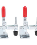 Heavy Duty Toggle Clamp With Arrow Storage Case, 50kg Holding Capacity, iron and plastic welding fixture pair with red handles