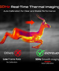 Thermal Imaging Monocular For Hunting Gear And Wildlife Observation 384x288 Sensor With 50 Hz Refresh Rate 25mm Lens demonstration