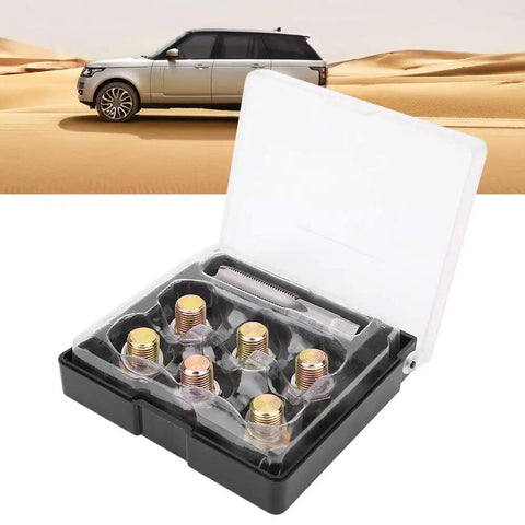 Fresh Oil Drain Plug Tap M13 X 1.25MM Thread Repair Kit For Fixing Stripped Holes And Restoring Proper Fit With New Screw Washer For Your Car Maintenance Needs, plastic case with M13 taps