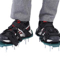 Lawn Aerator Shoes Spiked Garden Boots For Walking Your Yard Knock Out Soil Compaction And Boost Grass Health Easy Outdoor Lawn Care Tool Made From Durable PP Plastic With Iron Spikes