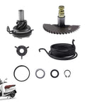 Kick Start Shaft Rebuild Kit For GY6 Scooters And ATVs with aluminum kick gear and hardware