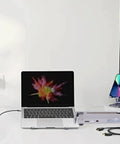 Turn Your Ordinary Laptop Into A Straight Up Gaming Beast With This External GPU Dock connected to a MacBook.