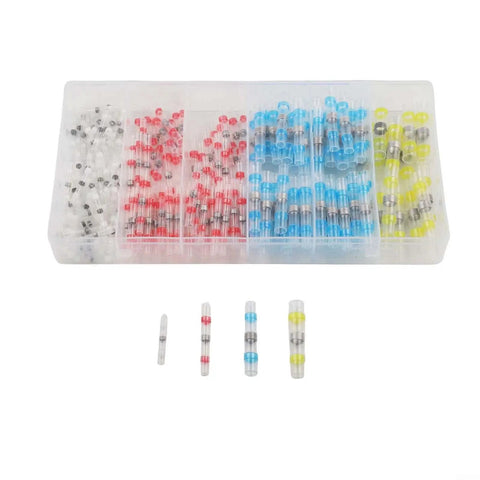 Get These Insane Solder Seal Wire Connectors That Are Totally Rad For Making Super Secure Electrical Joints With Zero Mess And No Crimping Needed To Keep Your Wiring Rock Solid Every Single Time. 200-piece heat shrink connector kit in clear case