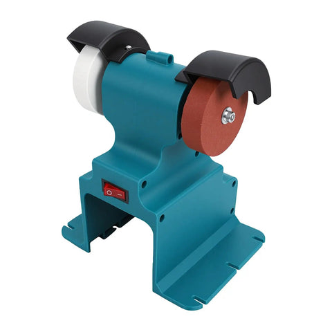 Dipisuta Cordless Mini Bench Grinder Polisher With Powerful Copper Motor and Versatile Coarse And Fine Grinding Wheels for Metal Sharpening