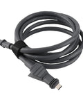Rock Solid 6.6 Ft Ethernet Extension Cable IP68 Waterproof Flat Network Cord, coiled for router connection.