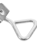 Close-up view of a metal latch part from Six Piece Quick Release Toggle Clamp Set For Freezer Doors Smoker Lids And Trunks Easy Locking Adjustable Grip Heavy Duty Hardware Solution For Secure Fast Versatile Applications