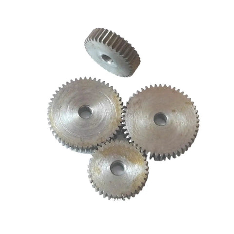 External Spur Gear Pinion 46 Teeth 1.25 Mod For 18mm Shaft High Torque Steel Hard Carbon Metal Gear Hardware Set visible