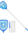 57 Inch Telescopic Pool Skimmer Net With Aluminum Pole Leaf Rake For Fast Cleaning Of Pools Ponds Hot Tubs And Spas Must Have Durable Yet Lightweight