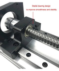 CNC Sliding Z Axis Table Travel 100-800mm Kit With MGR12 Linear Rail SFU1605 Ball Screw in close-up view