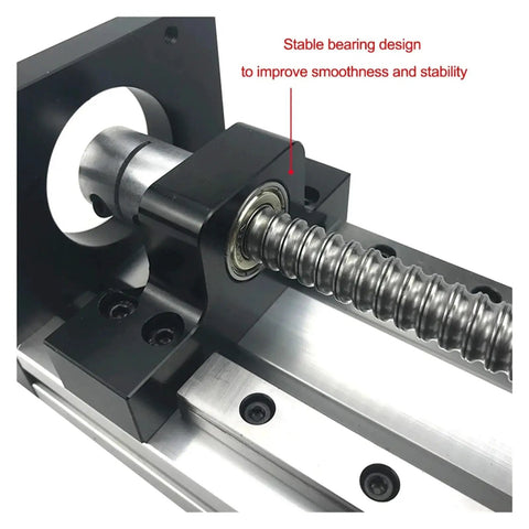 CNC Sliding Z Axis Table Travel 100-800mm Kit With MGR12 Linear Rail SFU1605 Ball Screw in close-up view