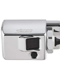 Chrome sensor operated side mount retrofit kit for diaphragm flush valves converts manual to auto with no hassle water shutoff needed