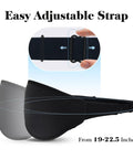 3D Eye Mask For Sleep And Travel For Men And Women, 100 Percent Pressure Free Contoured Eye Pockets, adjustable strap detail