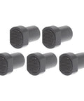 Heavy Duty Aluminum Alloy 20mm Bench Dogs and Stop Pegs Set for Woodworking Tables 5 Pack in black finish