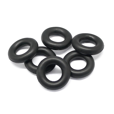 4 Pack Bobbin Winder Rubber Tire O Ring Set For Singer Sewing Machines Replacement Parts Compatible With Models 15-91 66-16 99K 128-3 Includes 1 1/8 In Outer Diameter 9/16 In Inner Diameter And 1/4 In Thick, black rubber rings