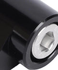 Killer Dowel Pin Repair Kit Black Aluminum Dowel Retainer For 5.9L V8 12 Valve And 24 Valve Engines 1989 To 2002 Bolt On Design Helps Prevent Pin Movement And Engine Service Issues, black anodized close-up
