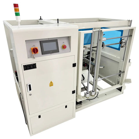 Fully Automatic Carton Erector For Stable Box Forming And Automatic Bottom Sealing That Smoothly Folds Flaps Delivers Consistent Packaging Efficiency And Really Reduces Manual Labor In High Volume Operations 220V front view